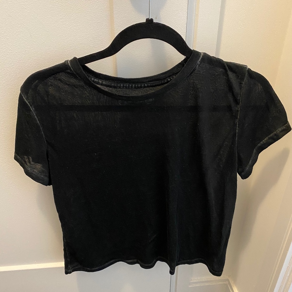 Abercrombie and Fitch Sheer T-shirt Size Small